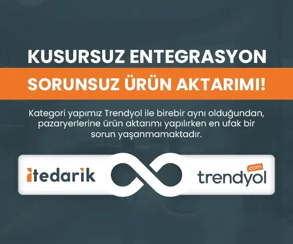 Kusursuz entegrasyon: Trendyol ile birebir kategori